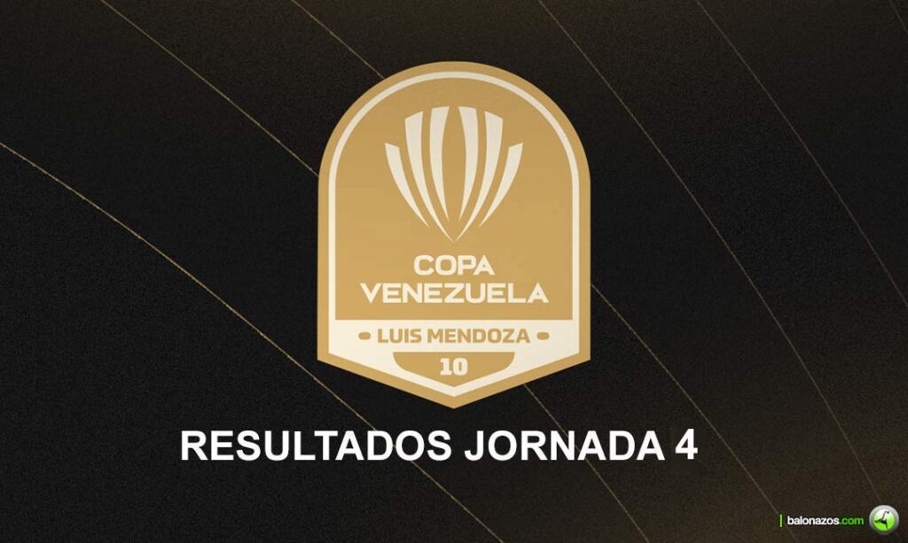 Redacción Balonazos Estos son los Resultados Jornada 4 Copa Venezuela