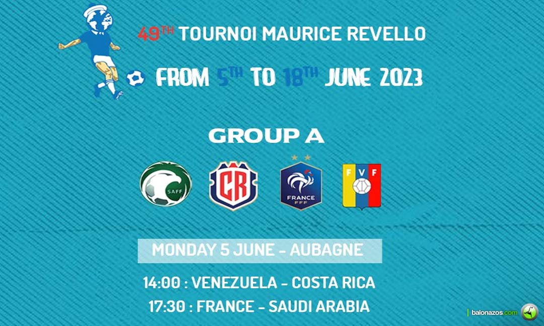 Torneo Maurice Revello de Francia inicia Edición 49 este lunes con dos