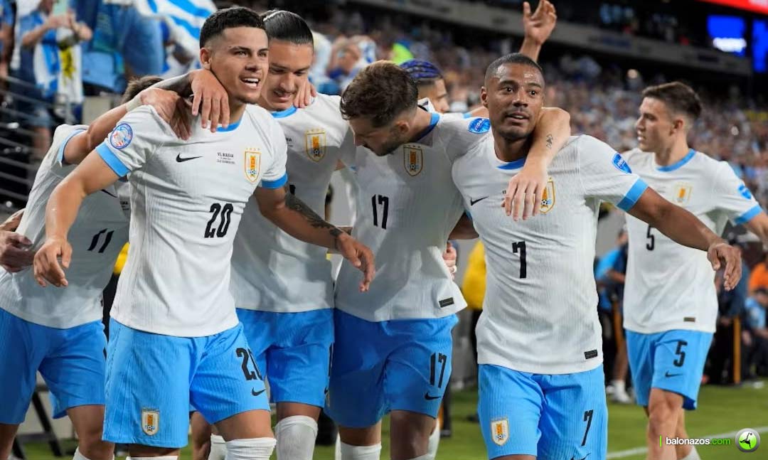 Uruguay goleó por 5-0 a Bolivia