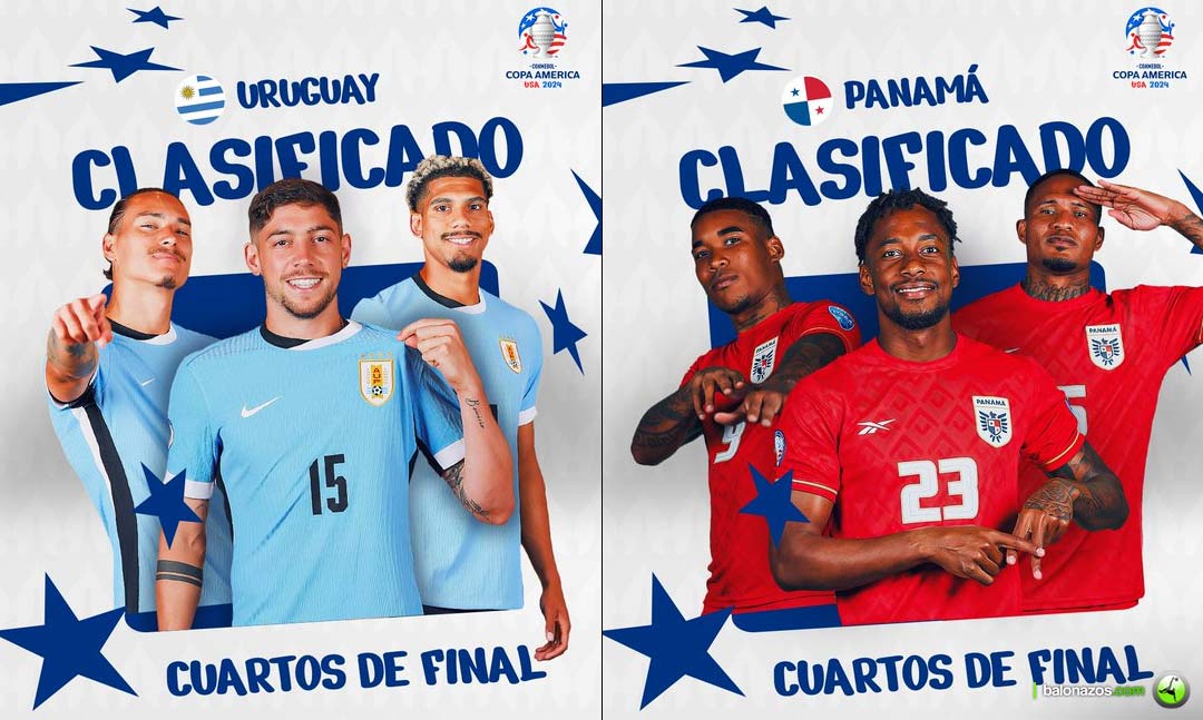 Uruguay y Panamá clasificaron a los cuartos de final