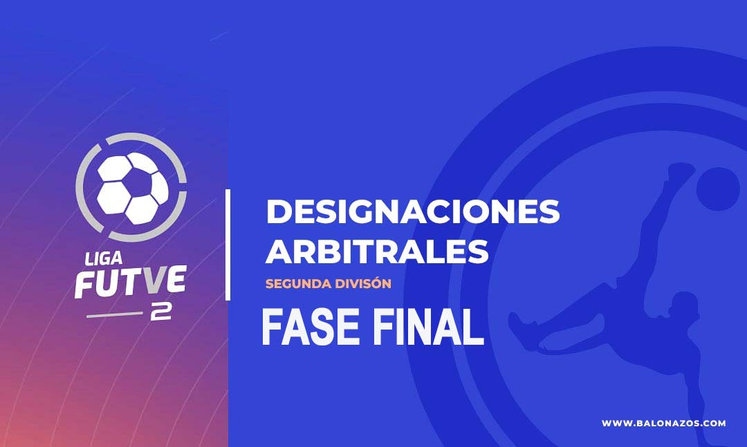 Árbitros de los Juegos de Ida de Cuartos de Final de la Liga FutVe 2