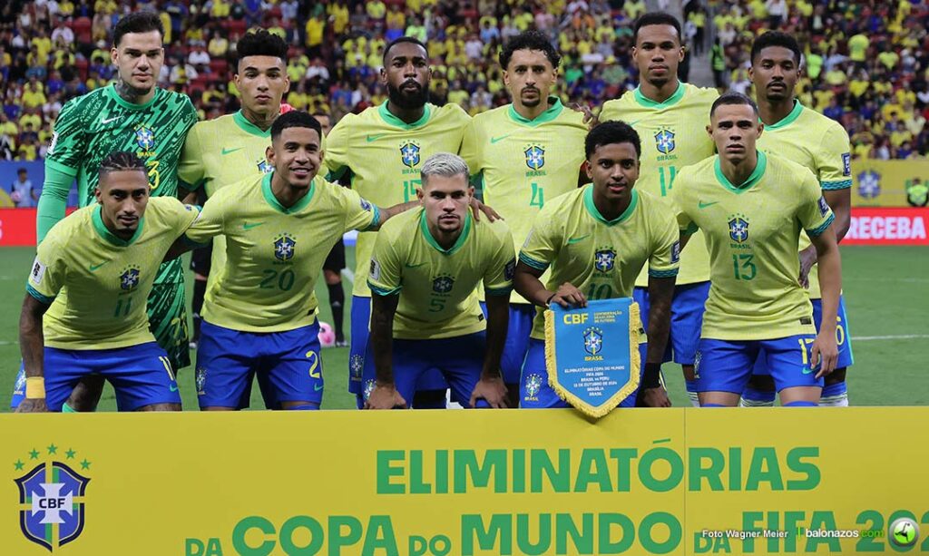 Redacción Balonazos. La Eliminatoria CONMEBOL completó 4 partidos en el año 2024 con Brasil y